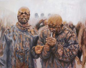 01-Series of Bijar - Acrylic and Oil on Canvas - 120 x 150 cm - 2012