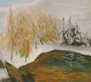 01-Untitled - Acrylic on cnavas - 93x84 cm - 2017