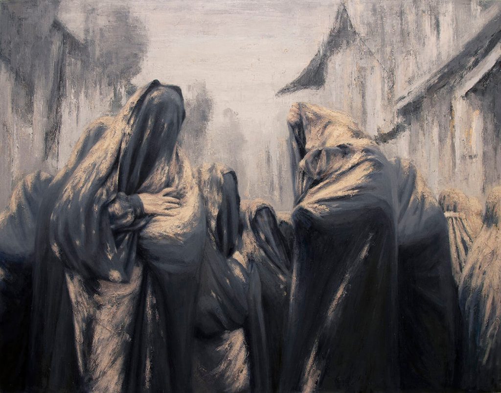 02-Series of Bijar - Acrylic and Oil on Canvas - 200 x 155 cm - 2019