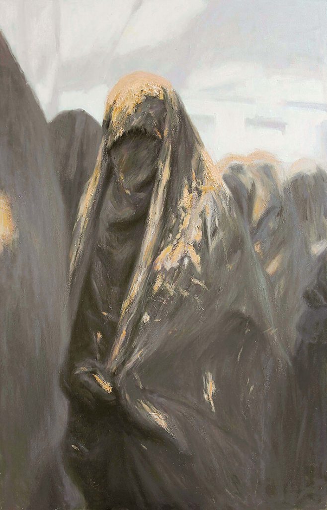 03-Series of Bijar - Acrylic and Oil on Canvas - 90 x 150 cm - 2012