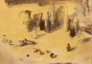 03- Series of Still Life - Ink and watercolor on Cardboard - 100 x 70 cm - 2018