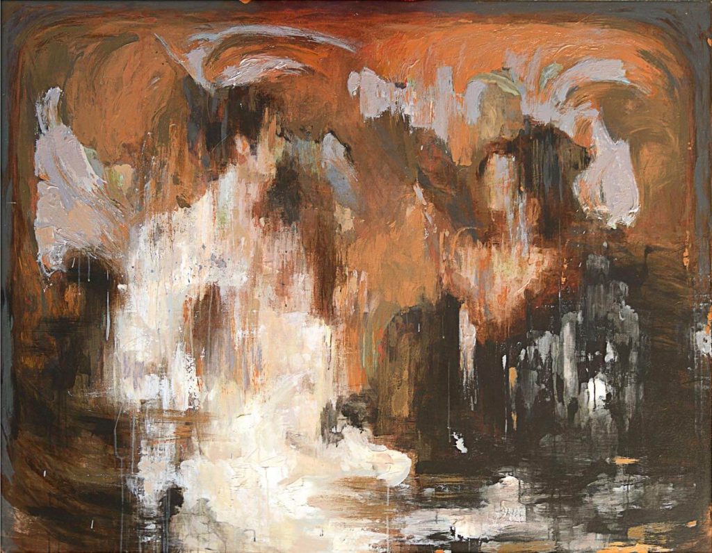 03 -The set of Destruction - 2-3 - Acrylic and Oil on Canvas - 140 x 180 cm – 2013