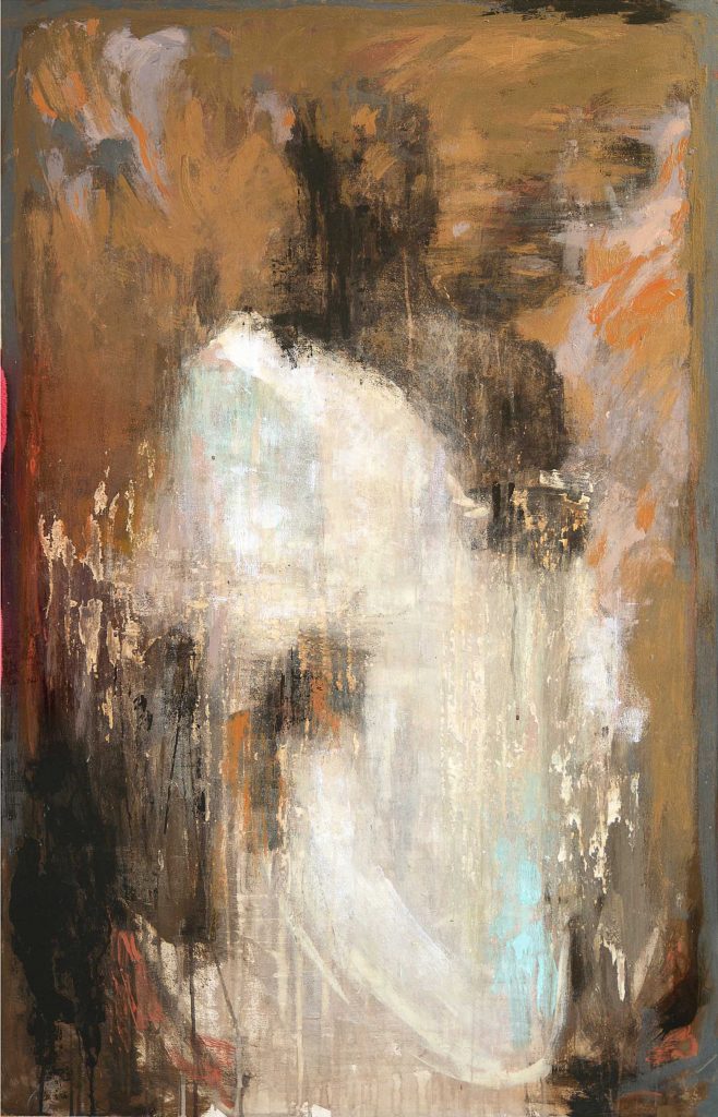 04- The set of Destruction – 3-3 - Acrylic and Oil on Canvas - 140 x 90 cm – 2013