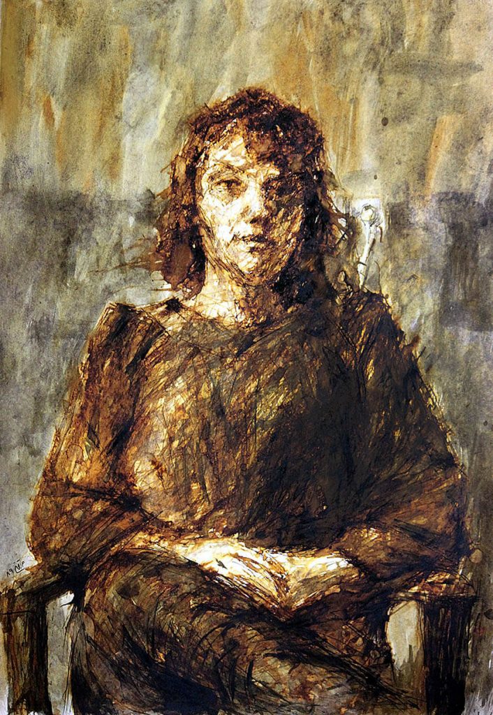 04 -Untitled - Watercolor, Ink and Metal Pen on Cardboard- 55 x 78 cm - 2012