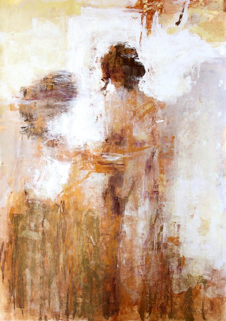 05-The set of Destruction - Acrylic on Cardboard - 100 x 70 cm - 2014