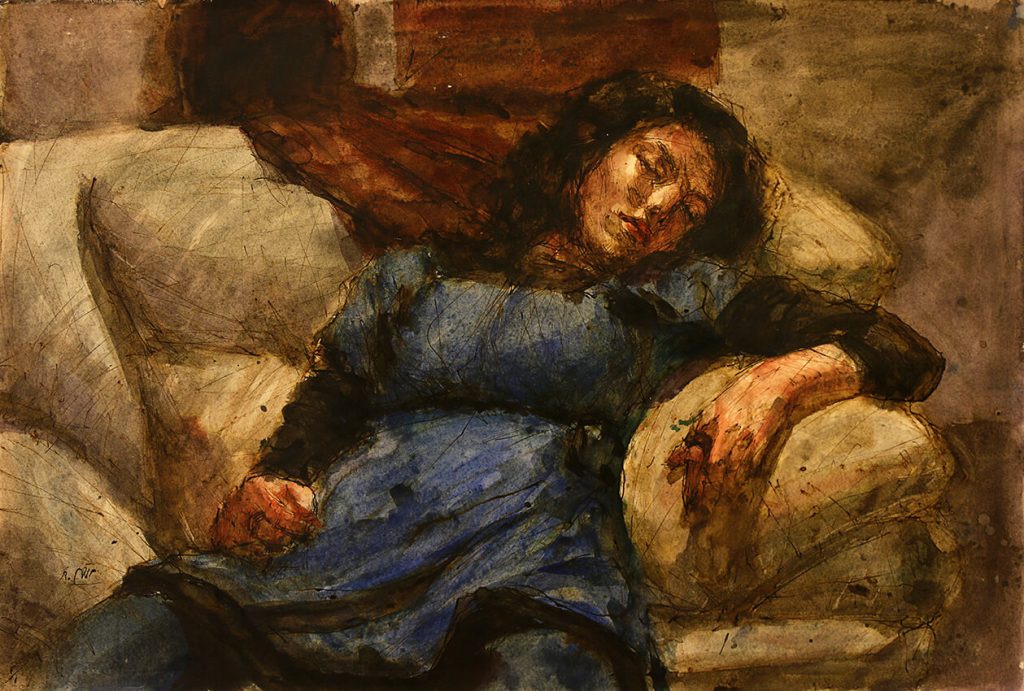 07- Untitled - Watercolor, Ink and Metal Pen on Cardboard- 55 x 78 cm - 2012