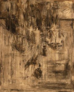 11-Untitled - Acrylic and Charcoal on Canvas - 110 x 87 cm - 2016