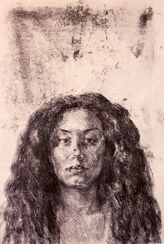 11- Untitled- Monoprint on Cardboard- 35 x 50cm -2010