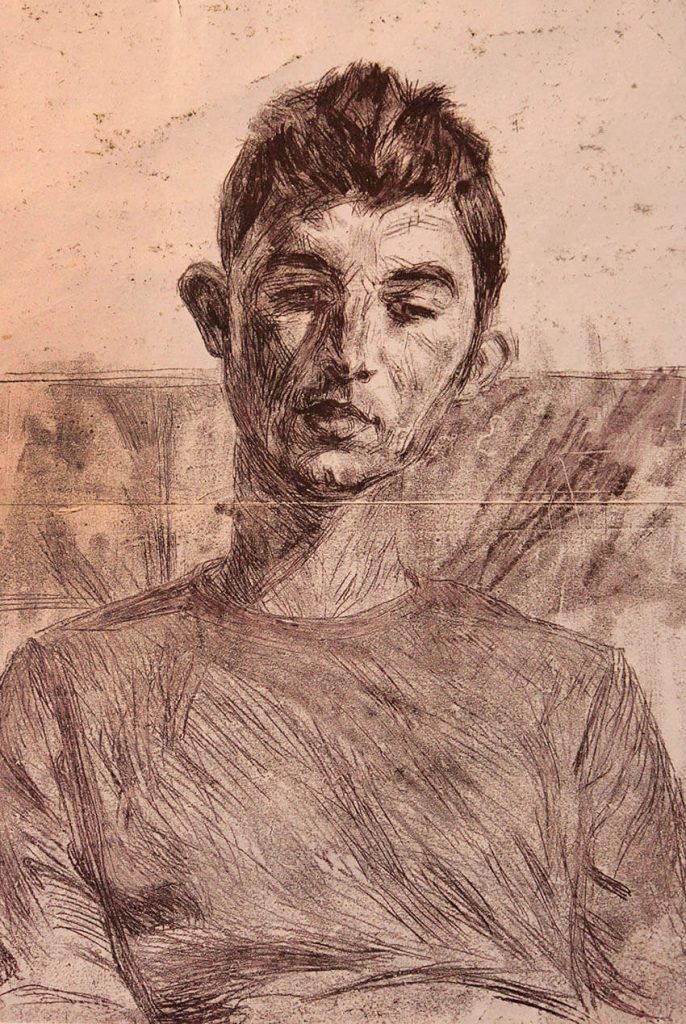 12- Untitled- Monoprint on Cardboard- 35 x 50cm -2010